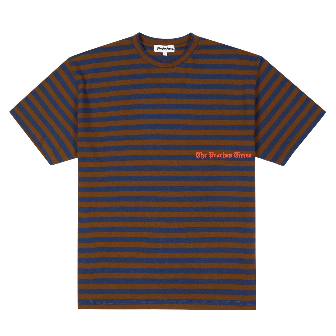 Peaches Times Striped S/S Tee Navy