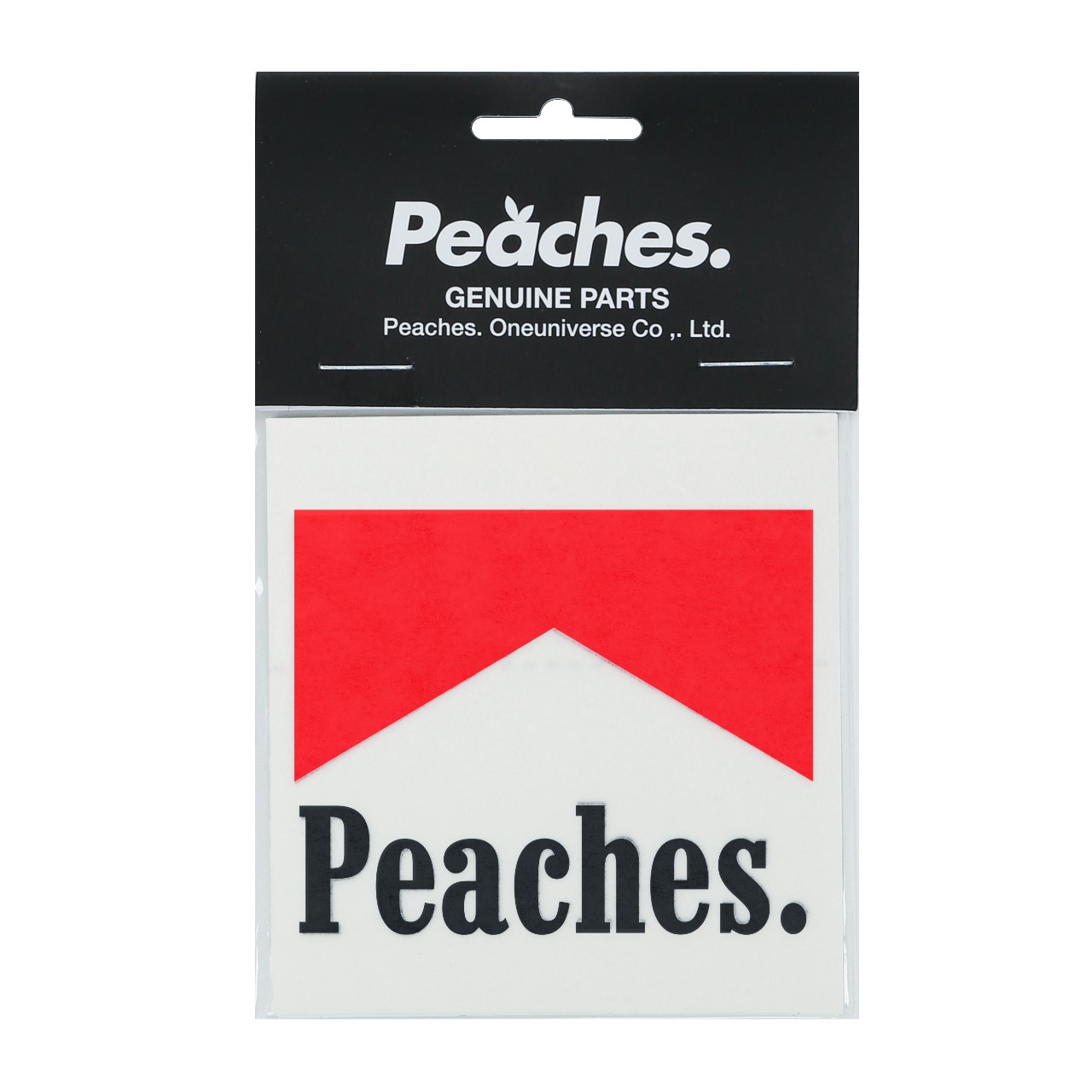 Peaches. Heals Decal Black