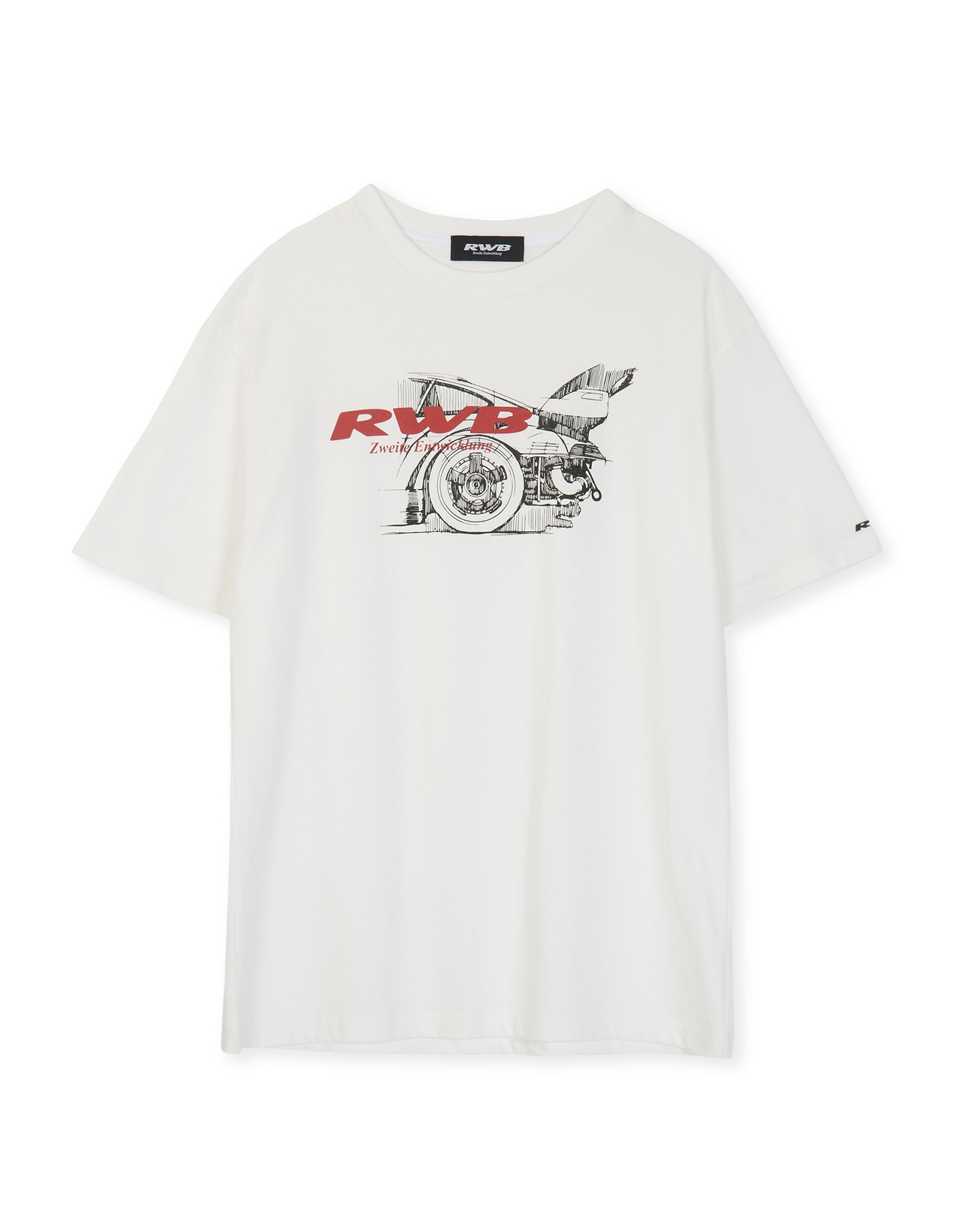 Rough Drawing S/S Tee - White
