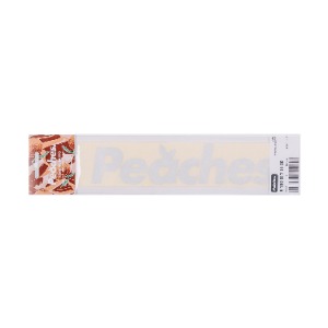 Peaches Decal Reflective