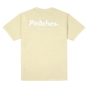 Peaches. Logo S/S Tee Ivory